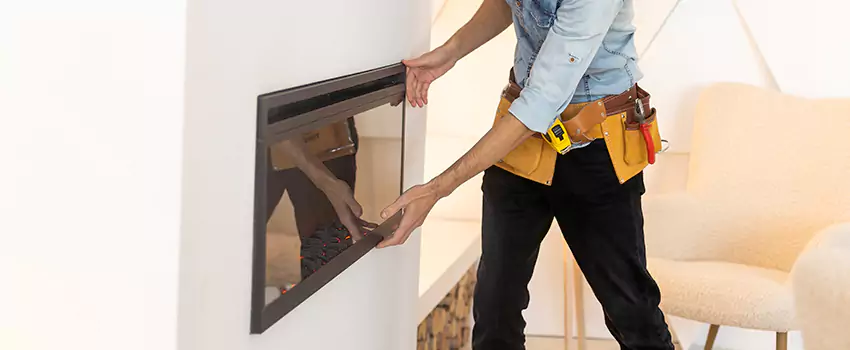 Metal Fireplace Installation in Oshawa, Ontario