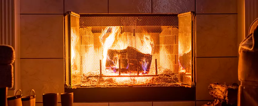 Mendota Hearth Landscape Fireplace Installation in Oshawa, Ontario